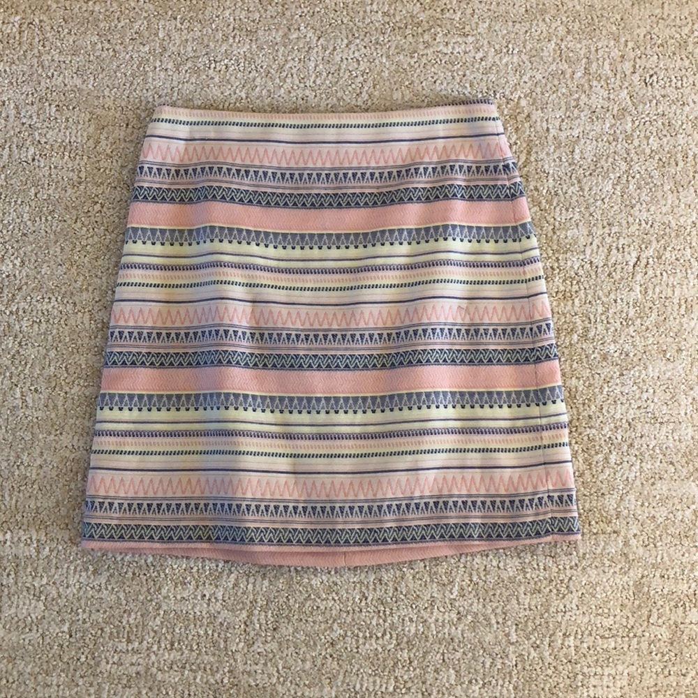 LOFT multi-colored  skirt